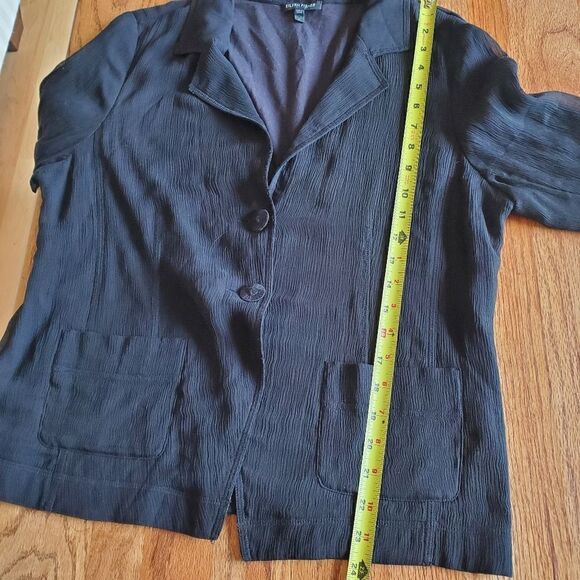 Eileen fisher Women's Black Blazer Size Large - Picture 7 of 10